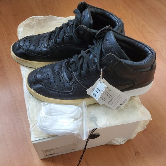 Visvim Fauna Sneakers – Black Leather US M 9.5 - Picture 1 of 12